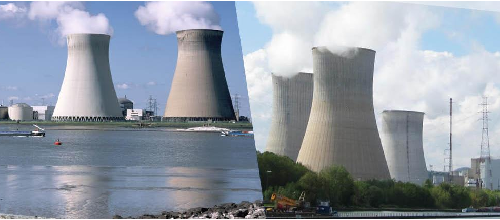 nucleaire reactoren van Doel 4 en Tihange 3