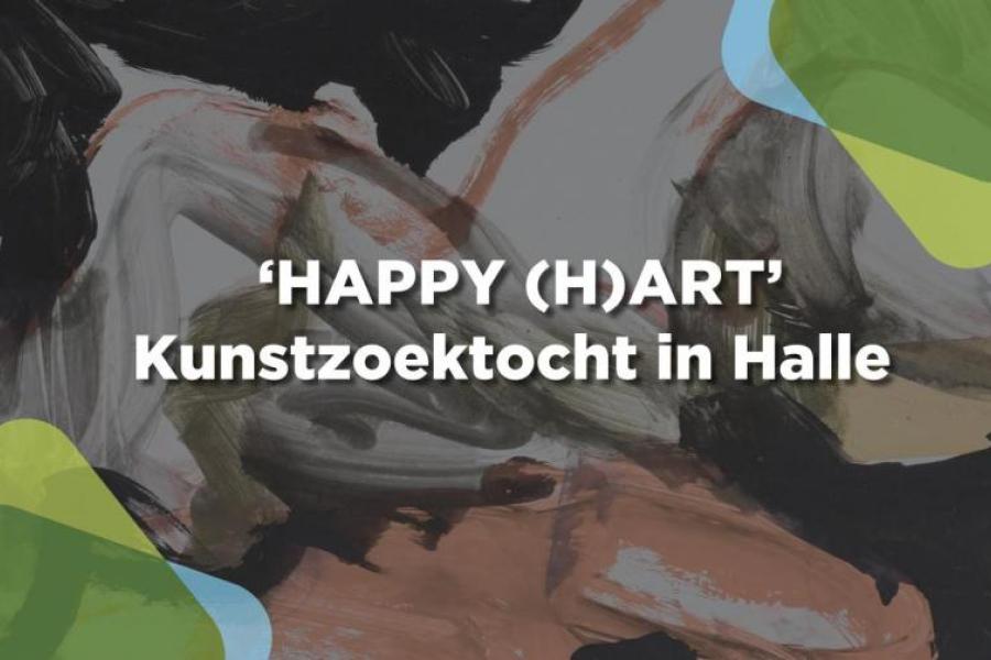 ‘Happy (h)art’ een kunstzoektocht in het centrum van Halle
