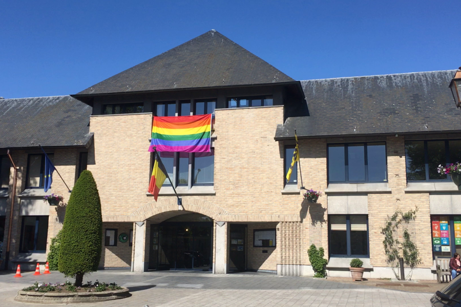 Halle laat regenboogvlaggen wapperen uit protest tegen Hongaarse anti-homowet 