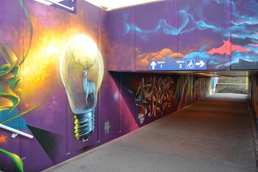 graffiti station Lembeek (c) Eva Pieters