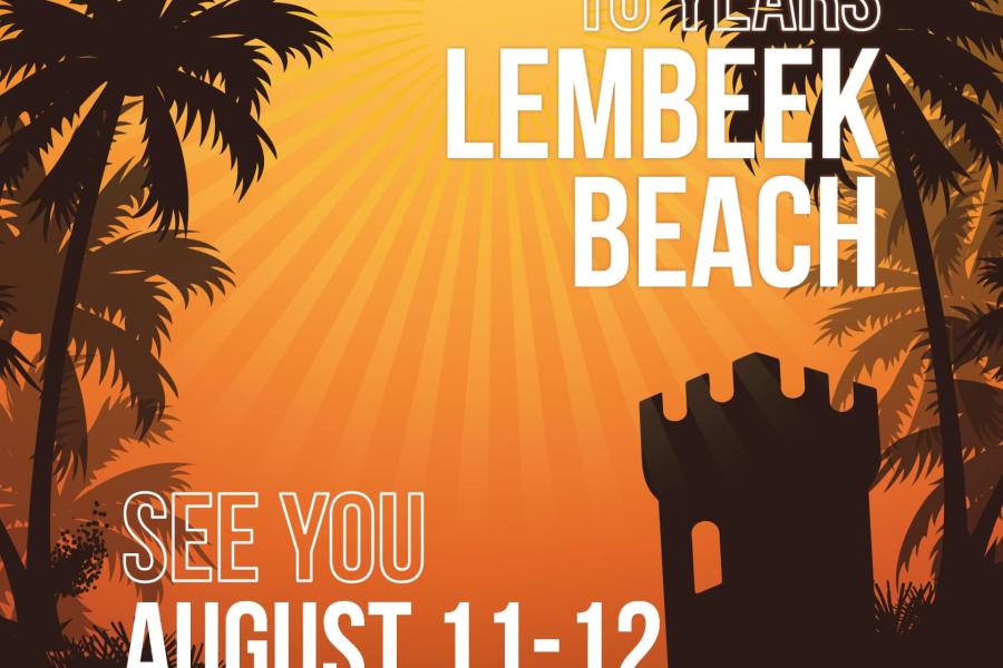 Affiche lembeek Beach