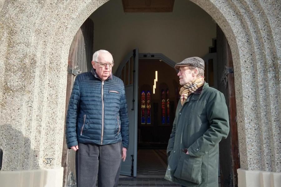 Pierre De Bisschop en Guido Van Belle (kerkbestuur)
