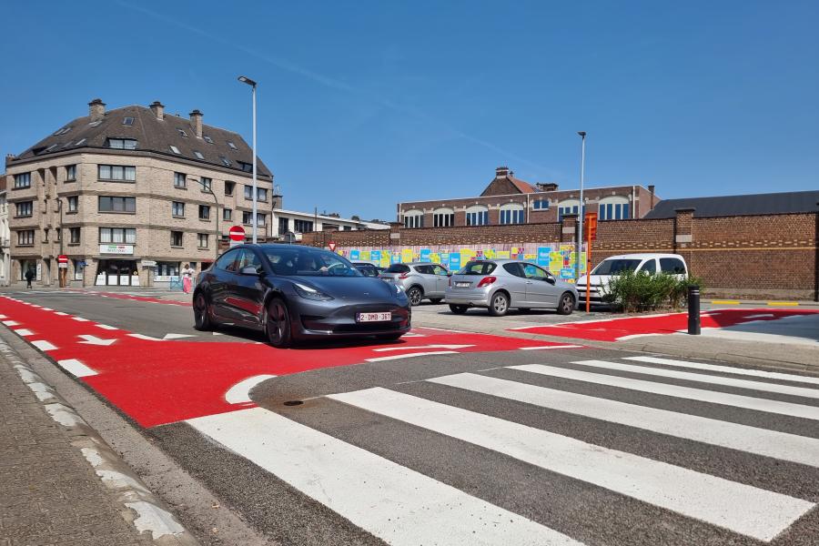 Nieuwe fietspaden op de Nijveslesteenweg