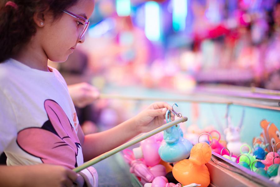 Op de kermis