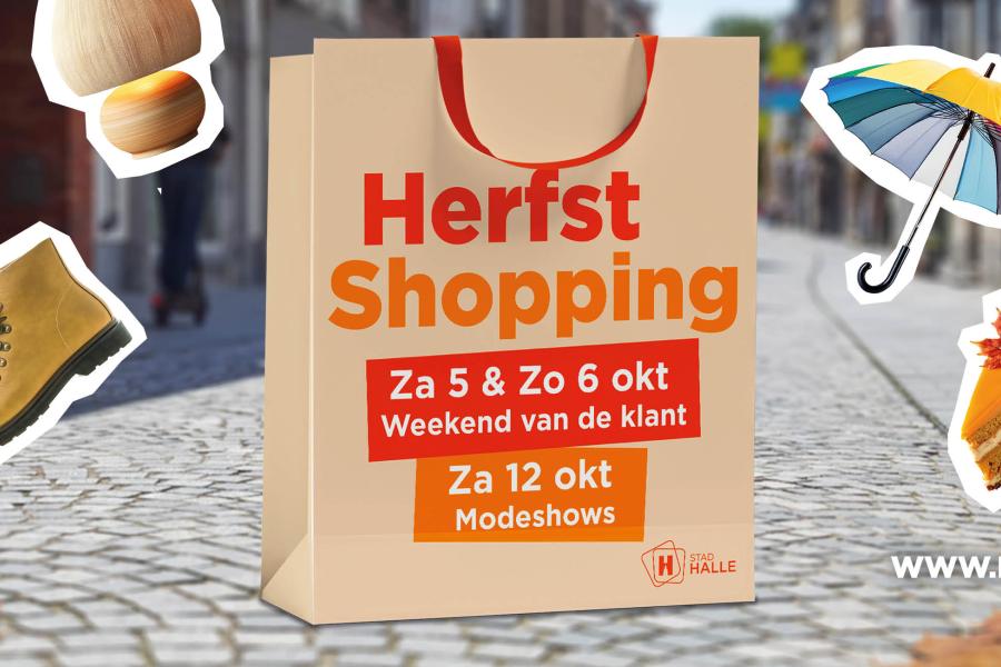 Campagnebeeld herfstshopping