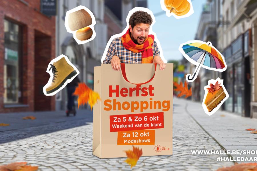 Campagnebeeld herfstshopping