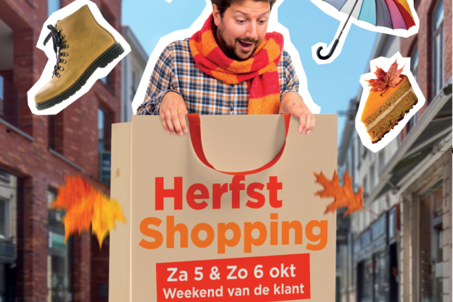 Campagnebeeld herfstshopping