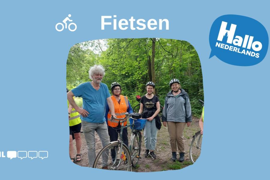 Hallo Nederlands - Fietsen © dienst Gelijke Kansen Stad Halle