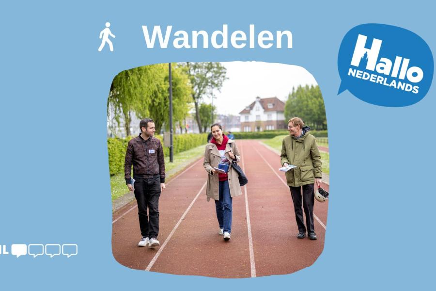 Hallo Nederlands - Wandelen +18 © dienst Gelijke Kansen Stad Halle