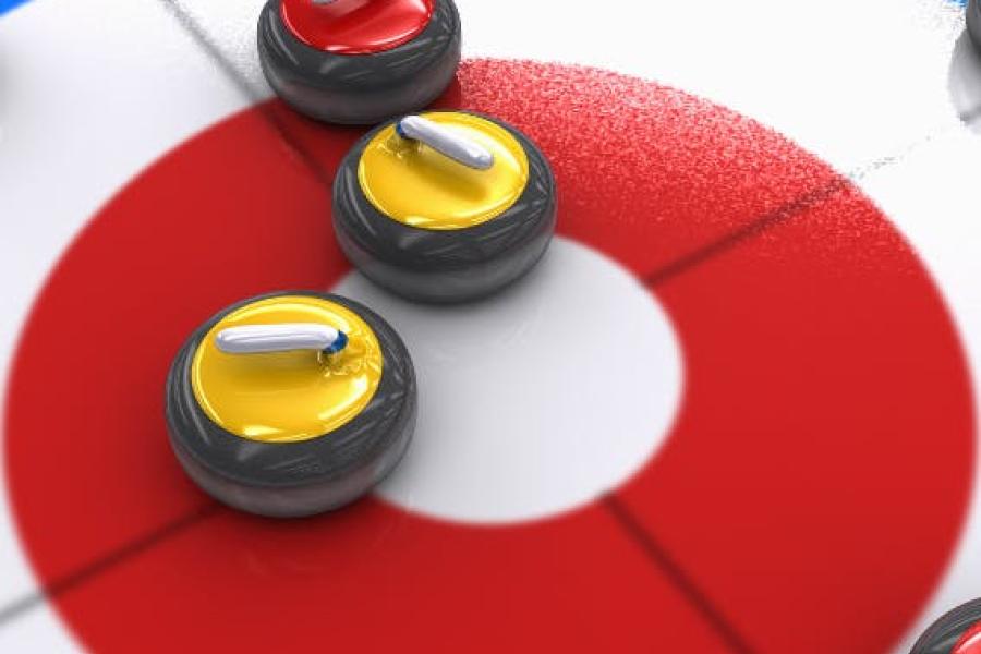 Matcurling vrij spel © Sportdienst Halle