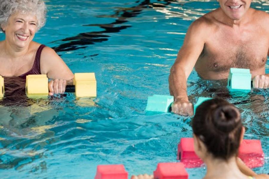 Start to aqua fit - Sport 50+ © Sportdienst Halle