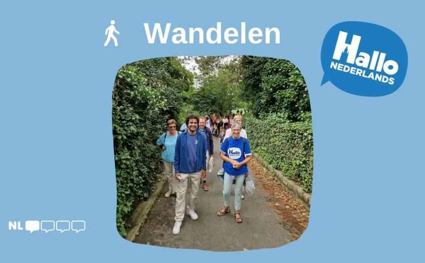 Hallo Nederlands - Wandelen © dienst Gelijke Kansen Stad Halle